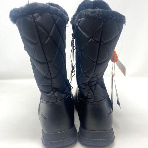 Sporto Janet Thermolite Waterproof Winter Boot Zipper Black Size 9 - Picture 4 of 6